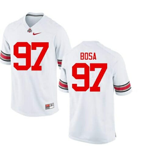 Ohio State Buckeyes #97 Joey Bosa Limited NCAA College Football Jersey White