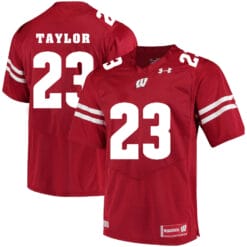 Wisconsin Badgers #23 Jonathan Taylor College Football Jersey Red 1