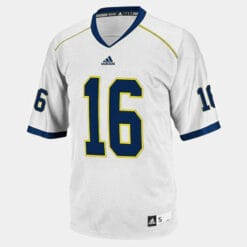 Michigan Wolverines #16 Denard Robinson College Football White Jersey