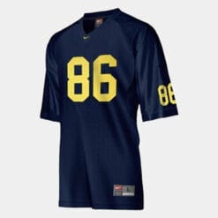 Michigan Wolverines #86 Mario Manningham College Football Blue Jersey