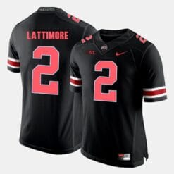 Ohio State Buckeyes #2 Marshon Lattimore College Football Black Jersey