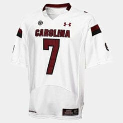 South Carolina Gamecocks #7 Jadeveon Clowney College Football White Jersey