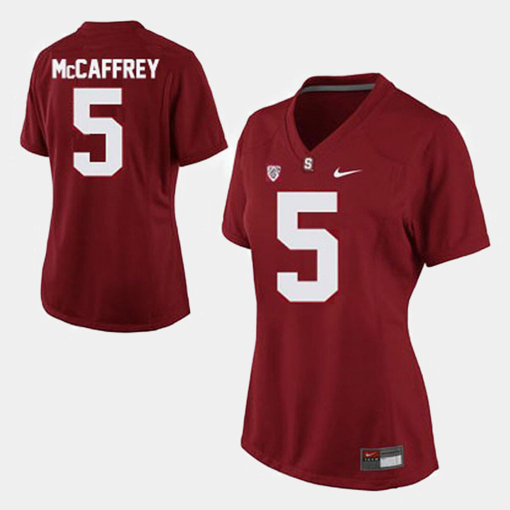 Stanford Cardinal #5 Christian Mccaffrey College Football Cardinal Jersey