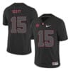 Alabama Crimson Tide #15 JK Scott College Football Jersey Black