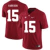 Alabama Crimson Tide #15 Ronnie Harrison College Football Jersey Red