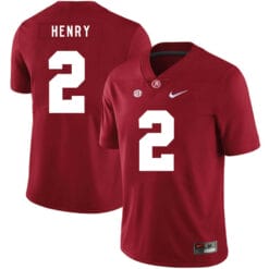 Alabama Crimson Tide #2 Derrick Henry College Football Jersey Red