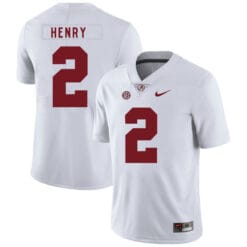 Alabama Crimson Tide #2 Derrick Henry College Football Jersey White