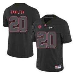 Alabama Crimson Tide #20 Shaun Dion Hamilton Football Jersey Black
