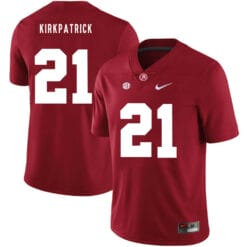Alabama Crimson Tide #21 Dre Kirkpatrick College Football Jersey Red