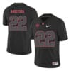 Alabama Crimson Tide #22 Ryan Anderson College Football Jersey Black