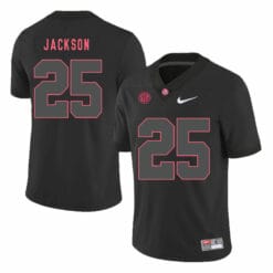 Alabama Crimson Tide #25 Kareem Jackson College Football Jersey Black
