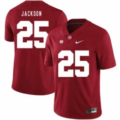 Alabama Crimson Tide #25 Kareem Jackson College Football Jersey Red