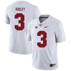 Alabama Crimson Tide #3 Calvin Ridley College Football Jersey White