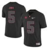 Alabama Crimson Tide #5 Cyrus Jones College Football Jersey Black