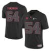 Alabama Crimson Tide #54 Dalvin Tomlinson College Football Jersey Black