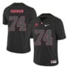 Alabama Crimson Tide #74 Cam Robinson College Football Jersey Black