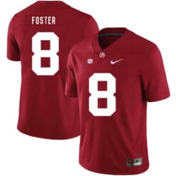 Alabama Crimson Tide #8 Robert Foster College Football Jersey Red