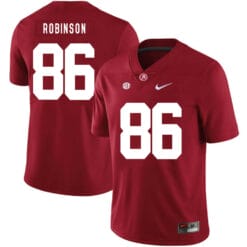 Alabama Crimson Tide #86 A Shawn Robinson College Football Jersey Red