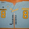 Arizona State Sun Devils #8 D.J. Foster NCAA Football Jersey Grey