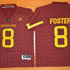 Arizona State Sun Devils #8 D.J. Foster NCAA Football Jersey Maroon