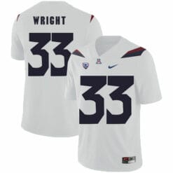 Arizona Wildcats #33 Scooby Wright NCAA College Football Jersey White
