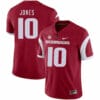 Arkansas Razorbacks #10 Jordan Jones College Football Jersey Red