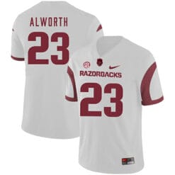 Arkansas Razorbacks #23 Lance Alworth College Football Jersey White