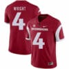 Arkansas Razorbacks #4 Jarius Wright College Football Jersey Red