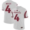 Arkansas Razorbacks #4 Jarius Wright College Football Jersey White