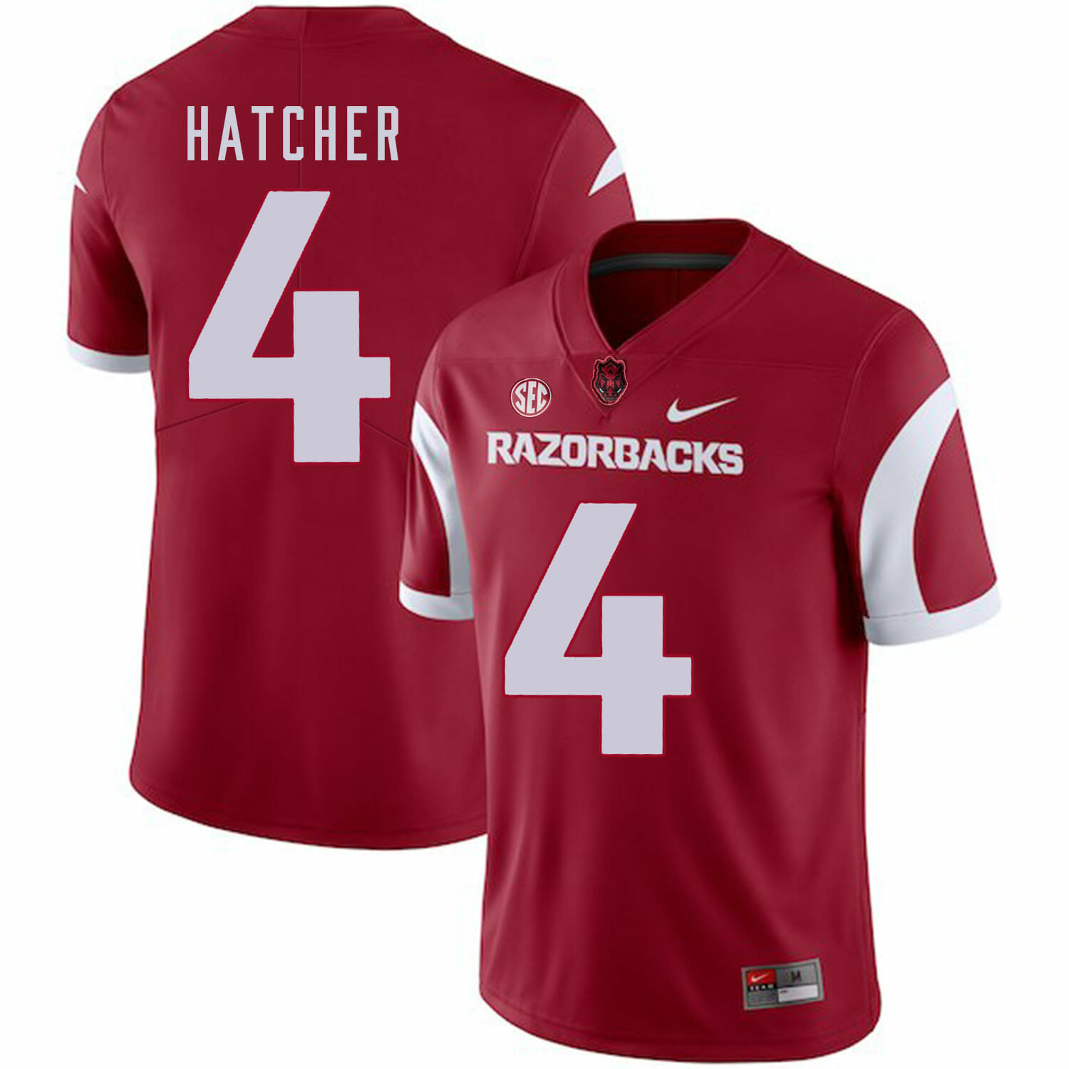 Arkansas Razorbacks #4 Keon Hatcher College Football Jersey Red