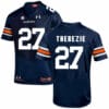 Auburn Tigers Under Armour #27 Robenson Therezie Football Jersey Dark Blue