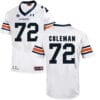 Auburn Tigers Under Armour #72 Shon Coleman Football Jersey White