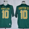 Baylor Bears #10 Robert Giffin III NCAA College Football Jersey Green Yellow