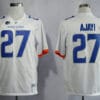 Boise State Broncos #27 Jay Ajayi College Football Jersey White Blue