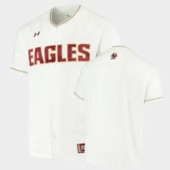 Boston College Eagles Custom Name Number White Baseball Jersey