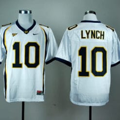 California Golden Bears #10 Marshawn Lynch Football Jersey White