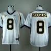 California Golden Bears #8 Aaron Rodgers NCAA Football Jersey White