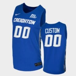 Creighton Bluejays Custom Name Number Blue Replica College Basketball Jersey