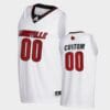 Custom Name Number Louisville Cardinals White College Basketball Swingman Jersey