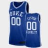 Duke Blue Devils Custom Name Number Blue Equality Social Justice College Basketball Jersey
