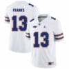 Florida Gators #13 Feleipe Franks College Football Jersey White Logo Patch