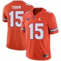 Florida Gators #15 Tim Tebow College Football Jersey Orange Logo Patch