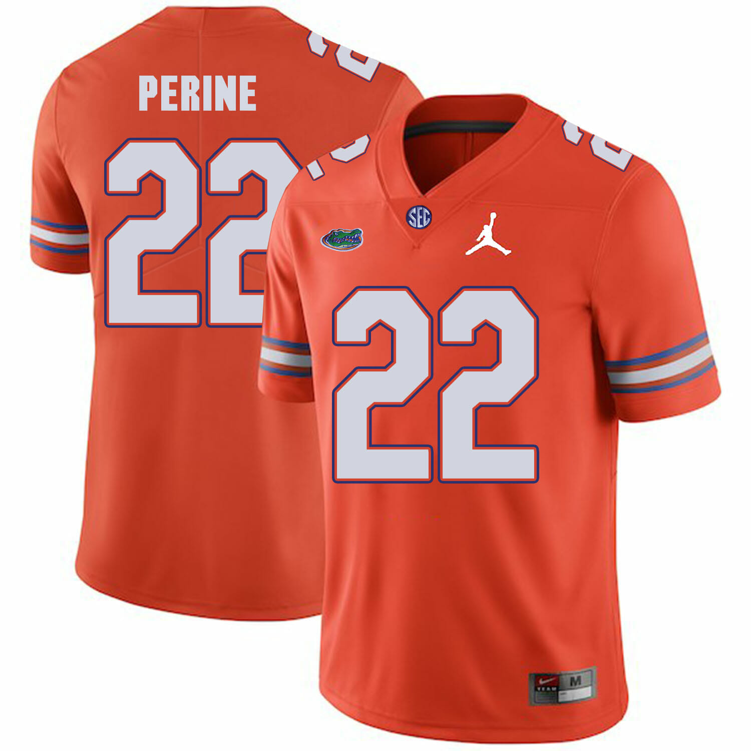 Florida Gators #22 Lamical Perine NCAA Football Jersey Orange Logo Patch