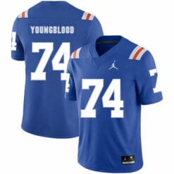 Florida Gators #74 Jack Youngblood NCAA Football Jersey Blue