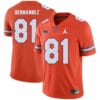 Florida Gators #81 Aaron Hernandez NCAA Football Jersey Orange Logo Patch