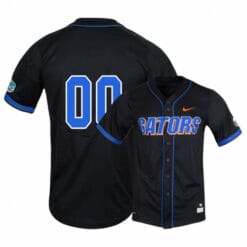Florida Gators Black Custom Name and Number College Baseball Jersey