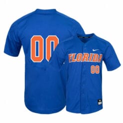 Florida Gators Blue Custom Name and Number College Baseball Jersey