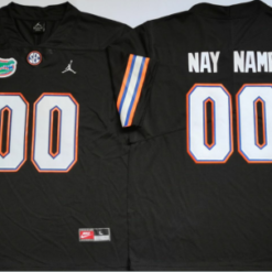 Custom Gator Jersey Name and Number College Football Black