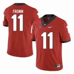 Georgia Bulldogs #11 Jake Fromm College Football Jersey Red