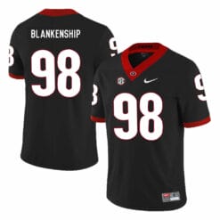 Georgia Bulldogs #98 Rodrigo Blankenship College Football Jersey Black